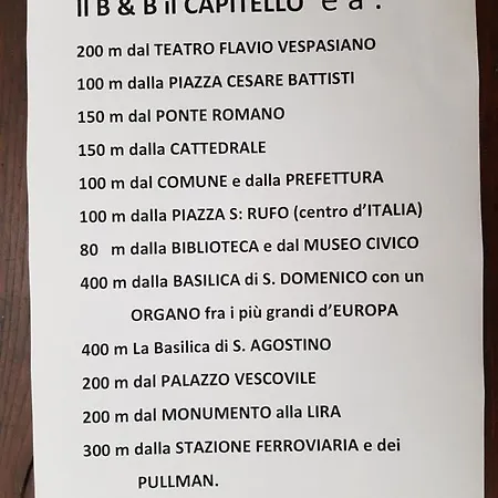 Bed & Breakfast Il Capitello