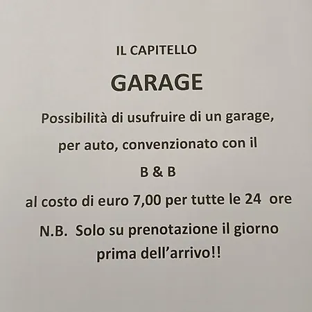 Frühstückspension Il Capitello